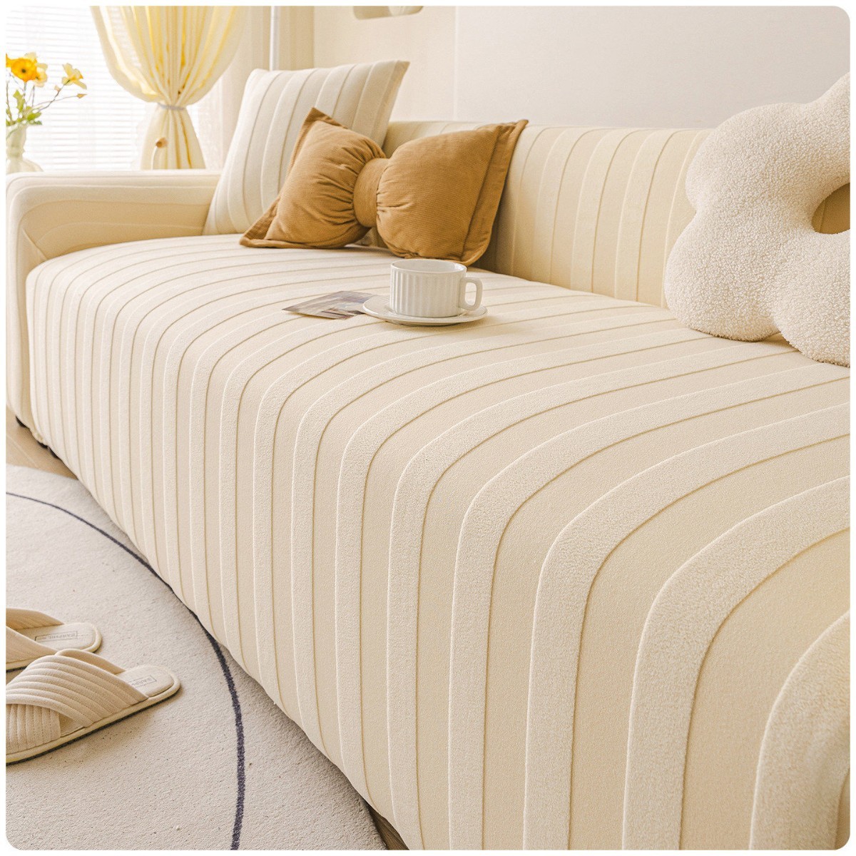 ソファーカバー 幾何学模様 360度全面保護 ペット用 引っ掻きガード 爪とぎ防止 傷防止 汚れ防止 厚手 高伸縮 柔らかい ほつれにくい 型崩れしにくい 洗える 1-4人掛け 北欧風 おしゃれ ソファ保護 犬猫対策