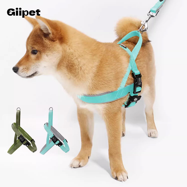 giipet-ペットハーネス　T型　引っ張り防止　抜けにくい　窮屈感ゼロ　快適　装着簡単