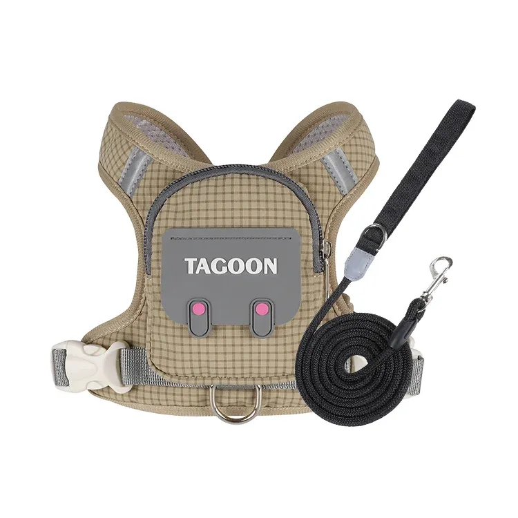 わんちゃん用おでかけリュック　バックパック式ハーネスリード