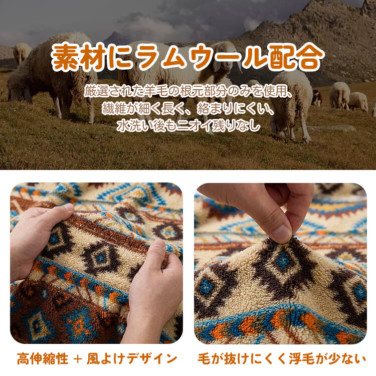 ペット用フェアアイル柄防寒コート 羊毛入り裏起毛 ドッグウェア 北欧レトロ ニット風 強力保温 伸縮性抜群 マイナス5℃対応 着たままトイレOK Dカン付きリード留め 洗濯機OK XS-9XL 小型犬 中型犬 大型犬 超大型犬 寒さ対策