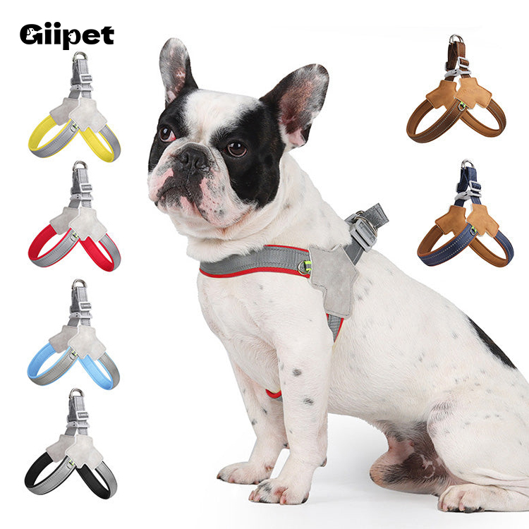 giipet-犬用ハーネス　Y字型　通気性　反射機能　
