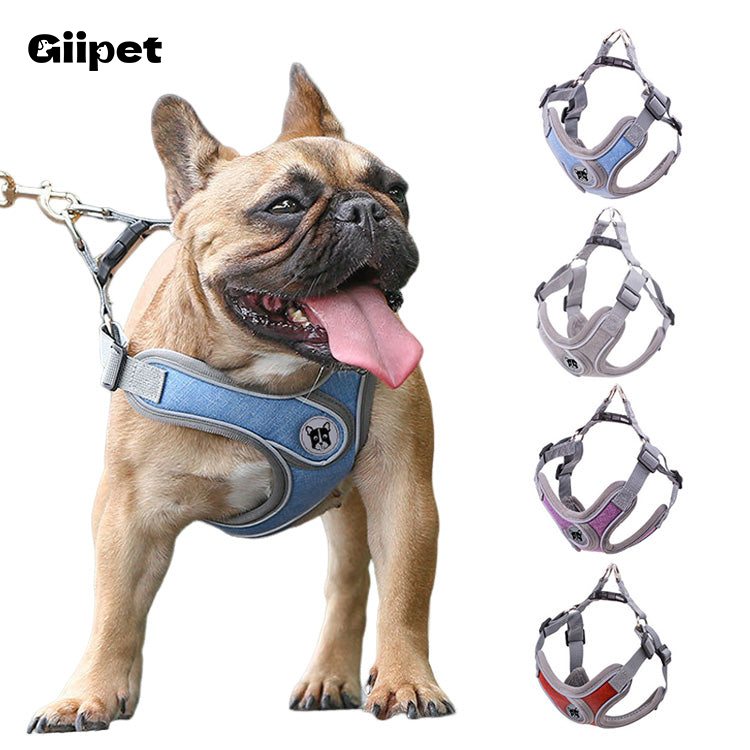giipet-X字ハーネス　小型犬　中型犬　脱げにくい　迷子防止　アウトドア　お出かけ