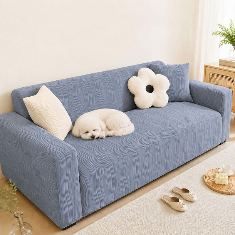 ソファーカバー 肘あり 肘なし 全包 一体型 厚手 ストレッチ フィット式 マルチカバー ペット用 犬猫対策 抜け毛防止 爪とぎ防止 汚れ防止 滑り止め やわらか 通気性抜群 高見え 北欧 おしゃれ 洗える 春夏秋冬