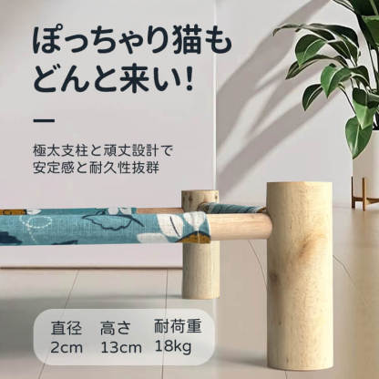 両面異素材のペット用ベッド
