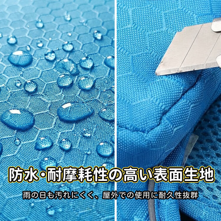 犬用ハーネス バックパック一体型 リュック付き 胴輪 小型犬 中型犬 大型犬 表面防水 耐摩耗生地 裏地メッシュ 通気性抜群 背部ハンドル付き 突進防止 断裂防止 環状リフレクター 夜間反射 視認性UP 飛び出し防止 散歩 アウトドア 自負バッグ