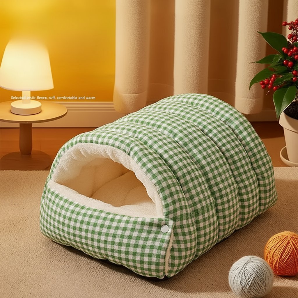 厚手の密閉式キャットベッド