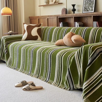 中古風ソファカバー シェニール織り オールシーズン対応 リバーシブル 厚手 もっちりやわらか 高密度 耐久性抜群 犬猫の爪にも強い 洗える 色落ちしない 設置簡単 滑り止め効果 リビング格上げ