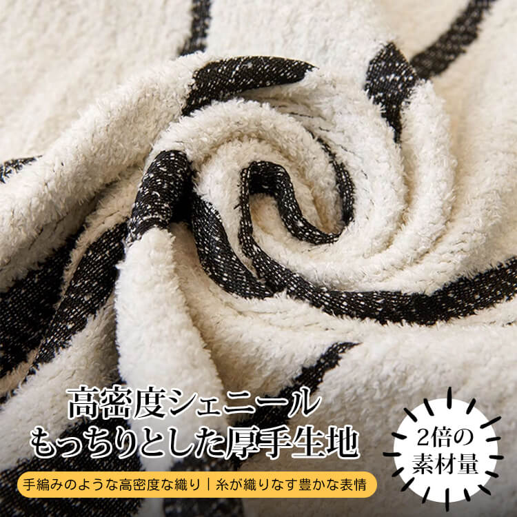 北欧風ソファカバー シェブロン柄 シェニール 一枚式 厚手ジャカード織り 犬猫対策 洗える ズレない 高密度 抜け毛防止 ホルムアルデヒドなし 保温蓄熱 37.5℃暖か 通気性 柔らか 肌触り オールシーズン対応 高級感 シンプルモダン-Giipet