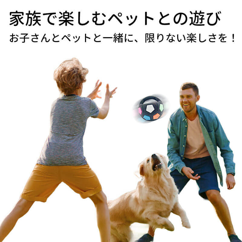 犬用音が鳴るサッカーボールおもちゃ 持ち手付き テニスボール内蔵 TPR素材 高弾力 超強力リバウンド 防水設計 水に浮く 全犬種対応 噛む・追いかける・遊ぶに最適 屋内・屋外・プールで使える 丈夫で長持ち 噛みごたえ抜群-Giipet