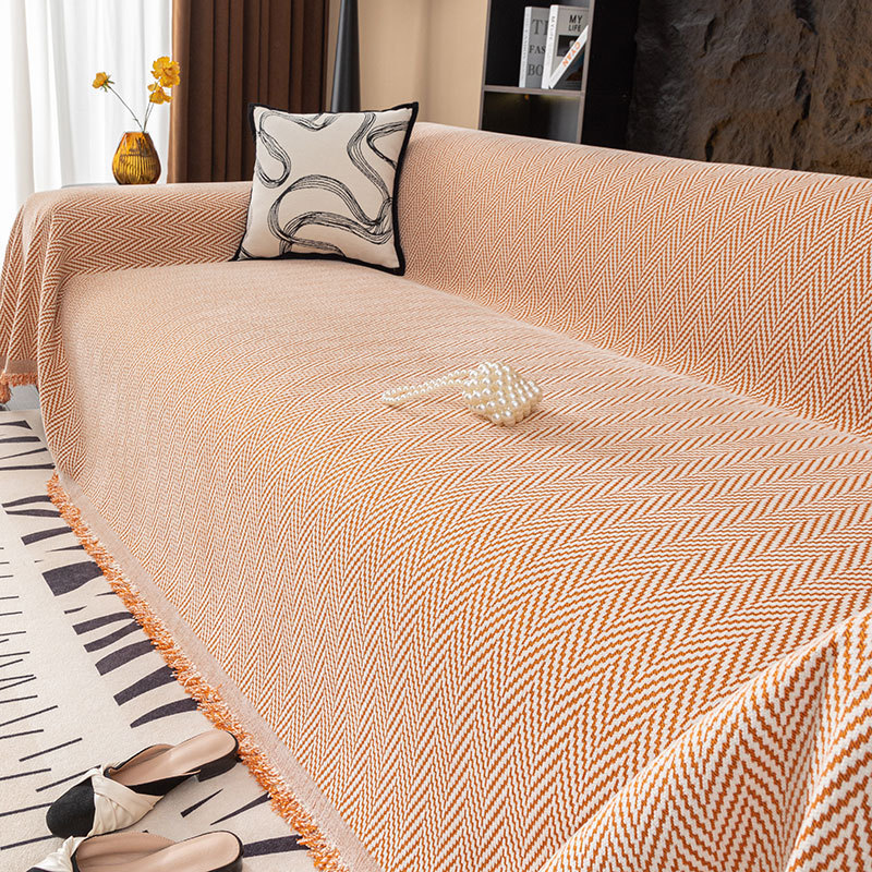 ヘリンボーン柄ソファーカバー  シェニール マルチカバー 1人掛け 2人掛け 3人掛け 肘あり 肘なし 厚手 爪とぎ防止 伤防止 汚れ防止 犬猫対策 レトロ おしゃれ もこもこ 柔らかい 滑り止め 丸洗いOK オールシーズン