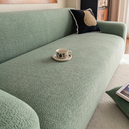 犬猫対策 ソファカバー 伸縮抜群 全面フィット ズレないシャワーキャップ型 カシミヤタッチ 高密度フリース とろける柔らかさ ペットの引っ掻き傷防止 抜け毛汚れ対策 防汚防塵 丸洗いOK 1人掛け〜5人掛け対応 四季通用 有害物質ゼロで安心