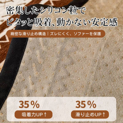 雲感シェニールソファカバー ふわふわ厚手 洗える 丸洗いOK 色褪せない 縮まない 毛玉・抜け毛ゼロ 滑り止め ズレない 犬猫対策 ホルムアルデヒドフリー 高級感漂うレトロデザイン 11サイズ展開