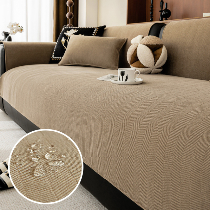 ヘリンボーン柄ソファカバー マルチカバー シェニール生地 撥水 防水 防汚 3防機能 爪とぎ対策 耐スクラッチ 抜け毛がつきにくい フラット生地 丸洗いOK 洗濯機対応 ふき取り簡単 滑り止め 裏面ドット ズレない ホルムアルデヒド・蛍光剤不使用 静電気防止 安心安全 特殊生地 四季通用 1/2/3人掛け 6色展開