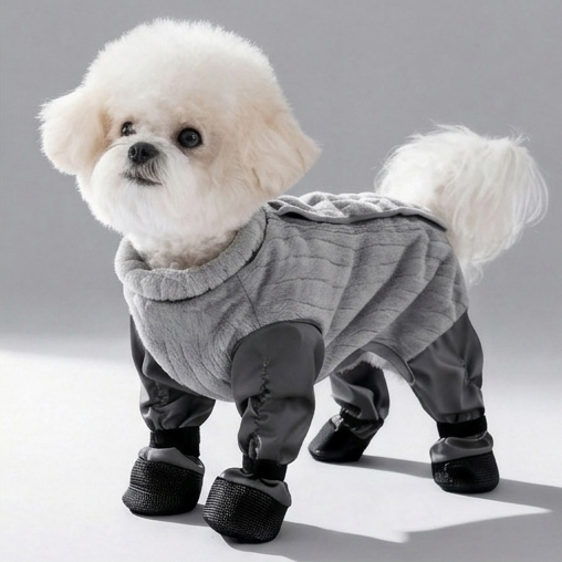 小型犬用フルカバーオールドッグウェア 犬 レインコート 四脚 泥除け 汚れ防止 防水 撥水 防ダニ リード穴付き お散歩 お風呂不要 足まで保護 つなぎ ロンパース 春夏秋冬 オールシーズン 厚手 フリース 選べる4タイプ