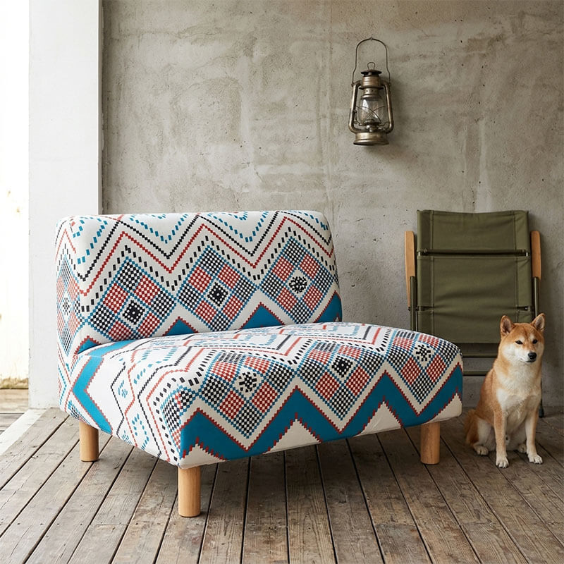 北欧涼感ソファカバー 幾何学アート 暑さ対策 ひんやり 接触冷感 レトロモダン  おしゃれ 伸縮性抜群 ストレッチ ペット対応 傷防止 引っかきに強い 毛がつきにくい 丸洗いOK ソファー保護カバー 蒸れない