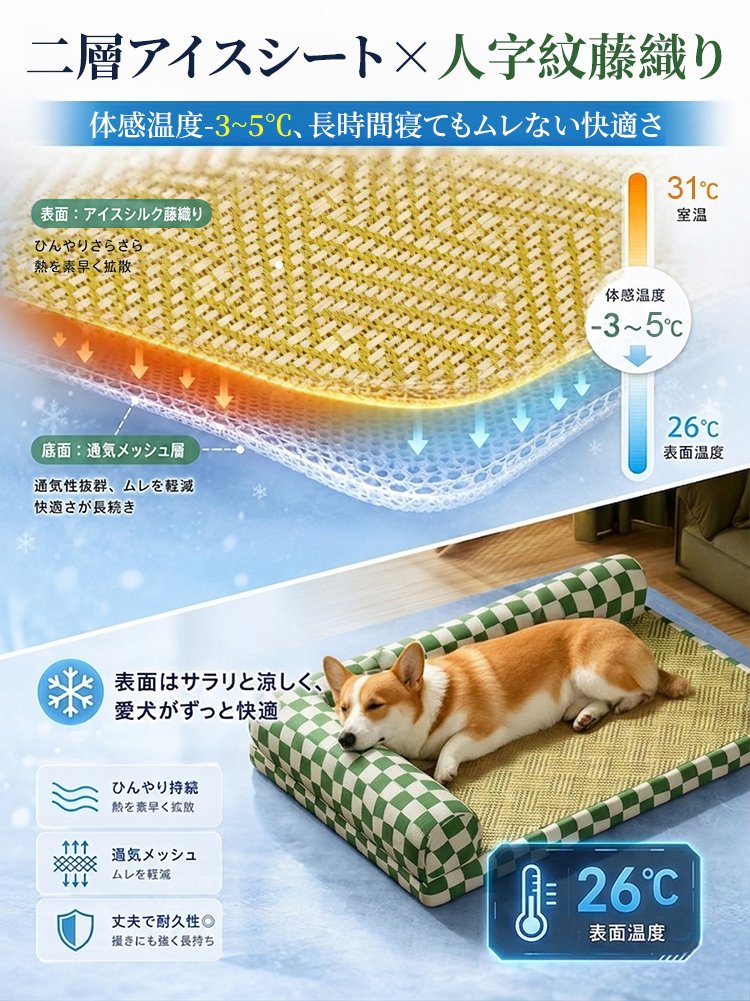 giipet-棋盘格靠枕藤席凉感狗窝垫_06.jpg