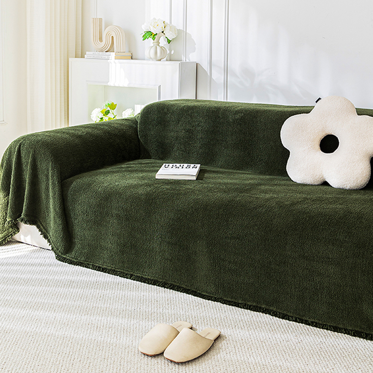シェニール ソファカバー L字型対応 マルチカバー 秋冬用 暖かい ふかふか 防水 防汚 撥水加工 猫のひっかきに強い 犬対応 ホルムアルデヒドフリー 洗える 北欧 おしゃれ ペットと暮らす安心空間へ