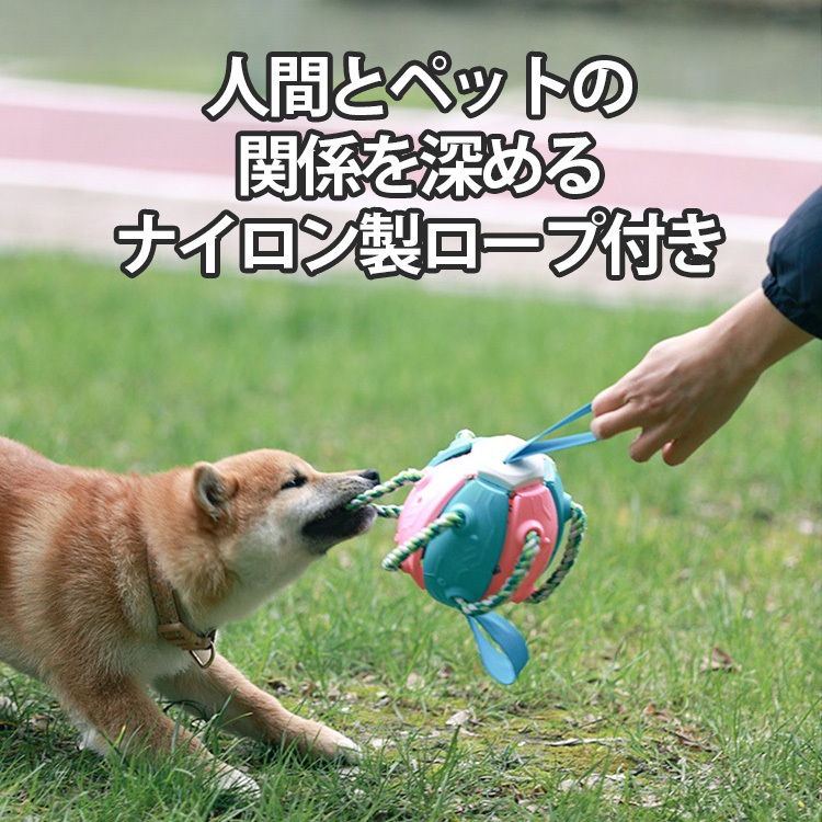 ペット用犬のおもちゃ 噛むボール 