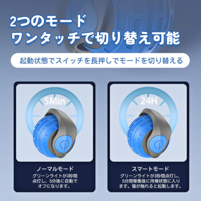 Giipet-ペット用電動ボール 天然ゴム 猫 犬 おもちゃ 健康無毒 静音 Type-c充電式 ペット用ボール 運動不足 ストレス解消 中小型犬に適用 