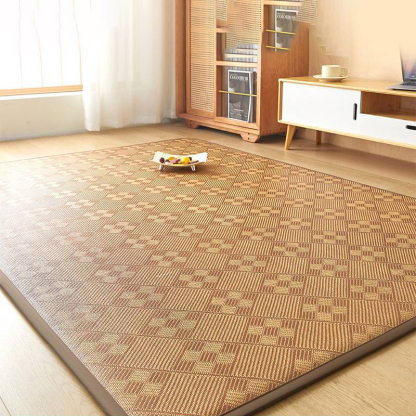 ひんやり冷感アイスタッチ寝具マット 夏用通気性抜群 藤素材 抗菌仕様 滑り止め加工 赤ちゃん安心 速乾吸湿 4層冷却構造 快適クッション 耐久性高密度 リビング昼寝マット