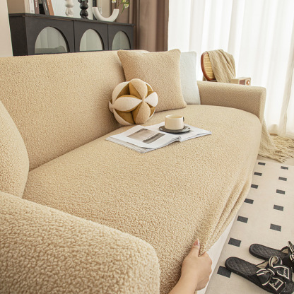 マルチフィット ソファカバー ペット用 引っ掻き防止 360°全面保護 驚きの伸縮性 ズレにくい もこもこ テディフリース あったか 柔らかな肌触り 丸洗いOK 抗菌防臭 静電気防止 1人~4人掛け対応 肘ありなし兼用 毛玉に強い 簡単模様替え
