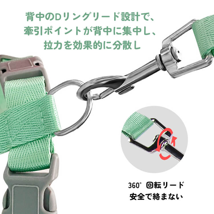 犬用ハーネス リュック付き フルーツ柄 取り外し可能 胴輪 通気性 メッシュ マナー袋出し口付き 小物入れ 散歩 負担軽減 かわいい おしゃれ 小型犬 中型犬 猫 抜けにくい ペット用品