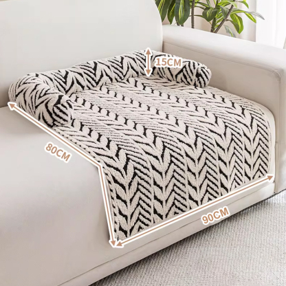 半囲いソファクッション ベッド 保护 1枚2役 多機能マット 復元率98%以上 ヘタリに強い 耐摩耗 引っ掻きに強い アルミ箔层 保温性 蒸れない 足腰・関節サポート 低め設計 介護犬対応 カバー取り外し可 清潔 洗える 大サイズ