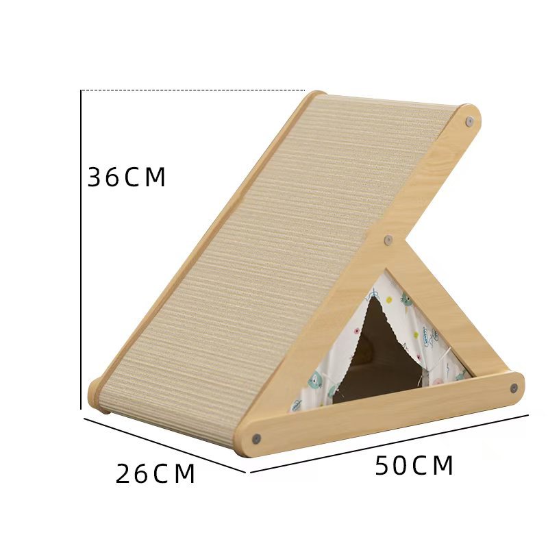 多機能ジュートキャットハウス 爪とぎ一体型 保温防風 耐摩耗