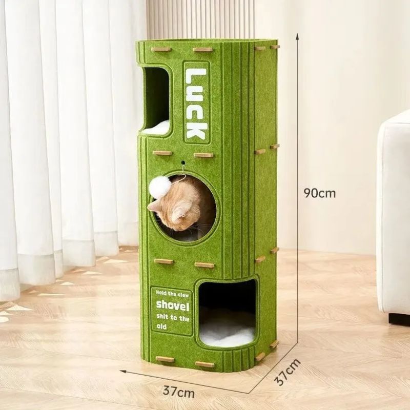 キャットタワー 猫タワー フェルト猫ハウス 交換用ポンポンとハウスつき 楽天市場】送料無料 猫ハウス 猫タワー キャットハウス キャット