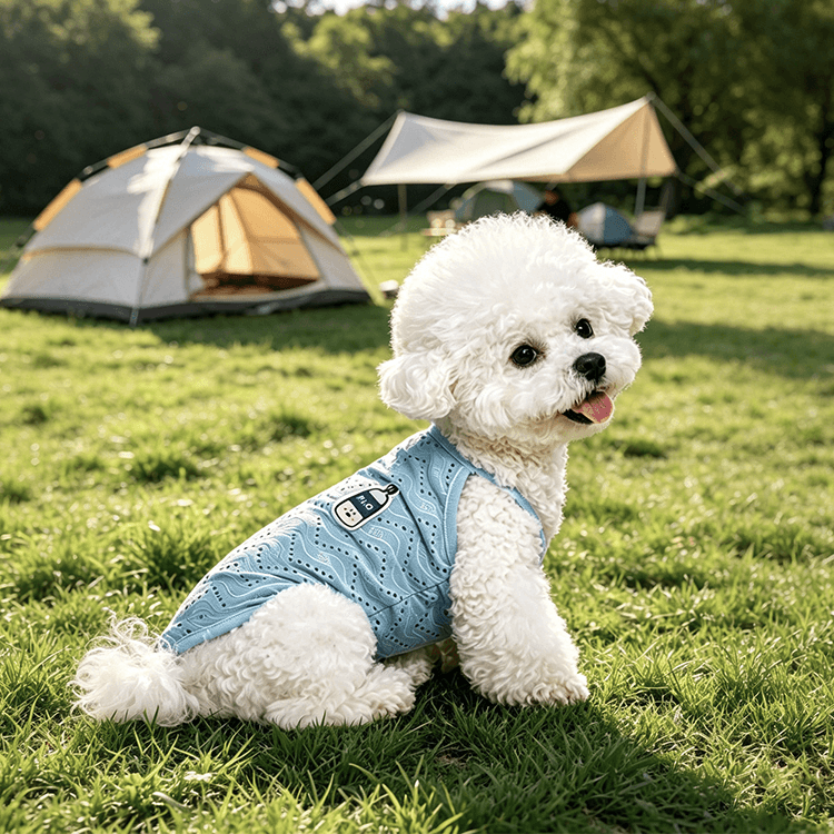 犬用クールメッシュベスト 夏用 小型犬 涼しい ひんやり 抜け毛防止 ルームウェア タンクトップ キャミソール 通気性抜群 蒸れない 暑さ対策 熱中症対策 チワワ トイプードル パピー 犬の服 ドッグウェア