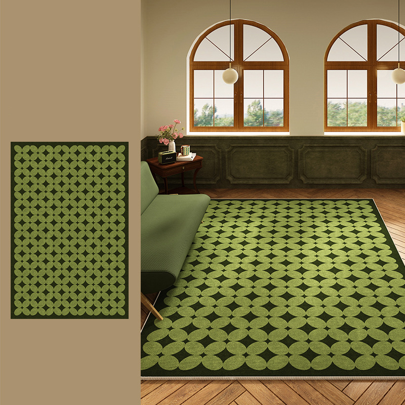 ヴィンテージ風防水防汚カーペット ペット用 10mm厚 抗菌防臭 滑り止め 洗えるラグマット 爪とぎ対策 おしゃれ デザイン ふわふわ 柔らかい肌触り お手入れ簡単 ダニ防止 年中快適 リビング インテリア-Giipet