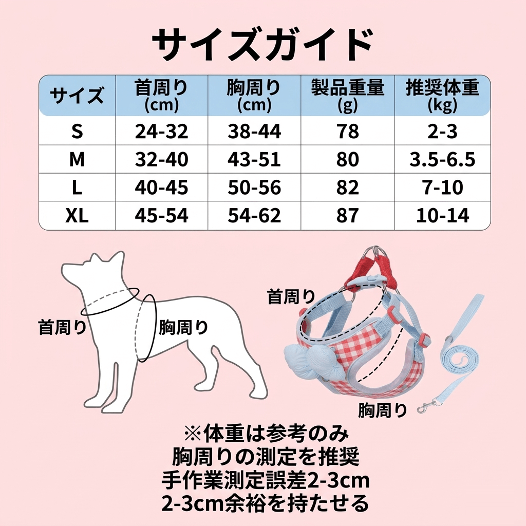 3D立体リボン ハーネスセット 可愛い おしゃれ メッシュ 通気性 蒸れない 工字型 衝撃分散 気管に優しい 首に負担がかからない 抜けにくい 1秒着脱 散歩 お出かけ 小型犬 中型犬 猫用