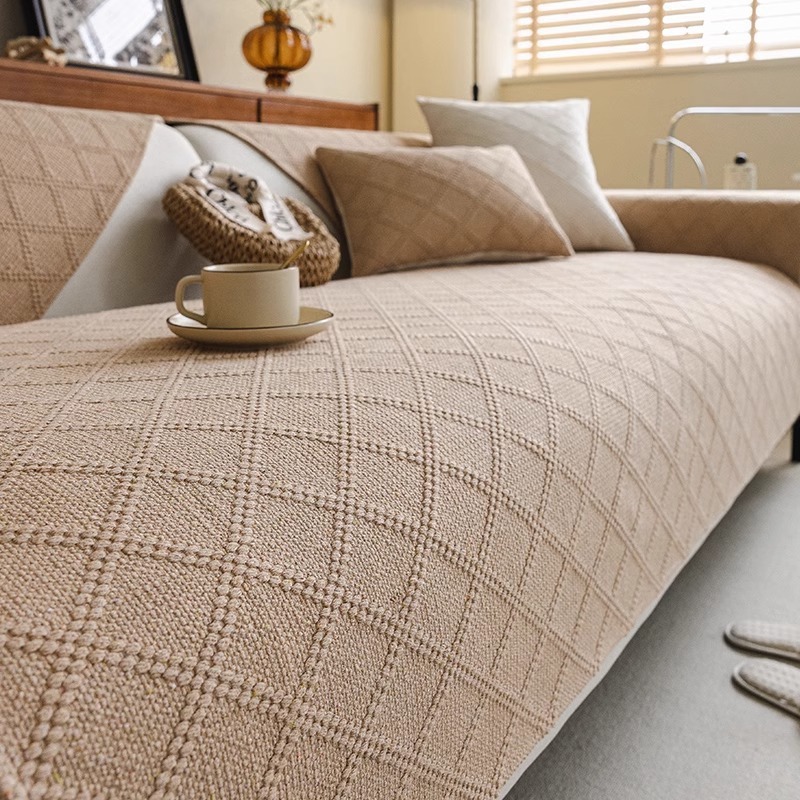 コットンリネンソファカバー 高密度織り 綿麻 マルチカバー オールシーズン 洗える 乾燥機対応 防虫 抗菌 吸湿速乾 毛玉・抜け毛なし 色褪せにくい エコ素材 犬猫対策 ソファ保護カバー