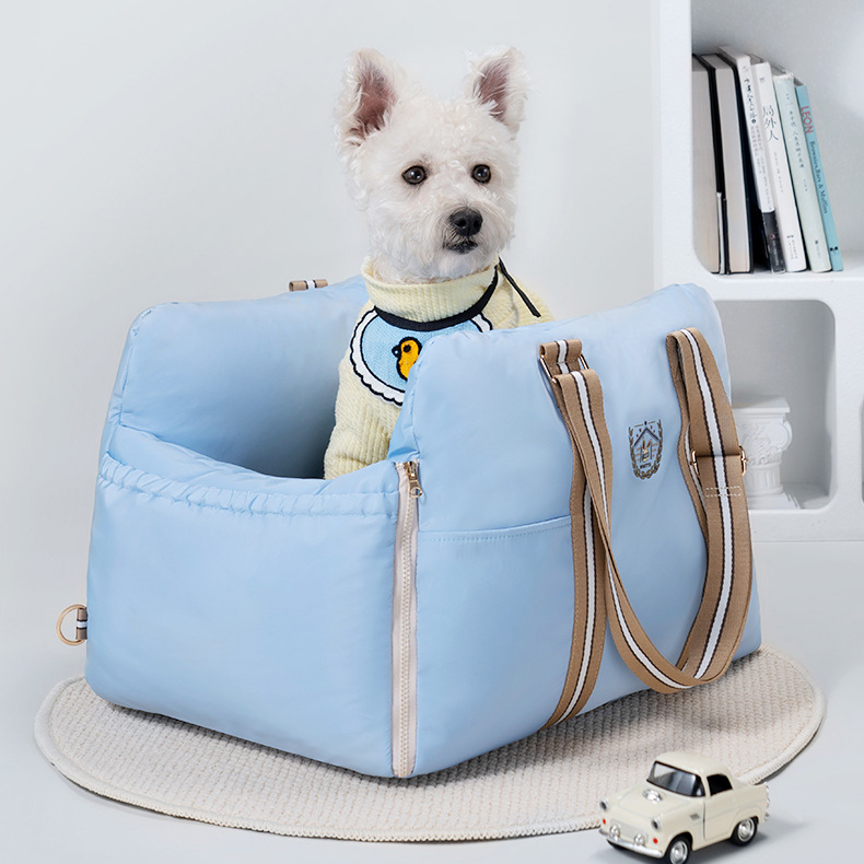 Giipet-ドライブベッド 犬用 ドライブボックス ペット 車 犬 助手席 ドライブシート ペットキャリー キャリーバッグ ドライブバッグ