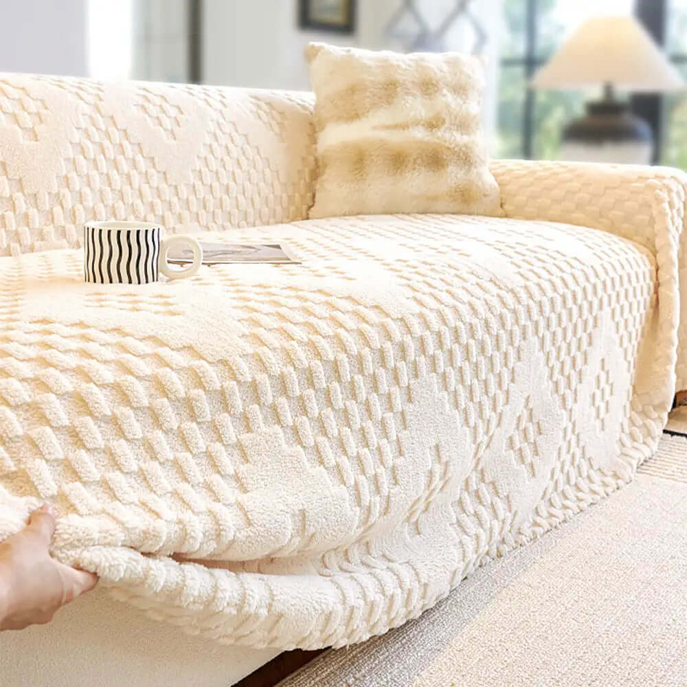 ペット用極厚ボアソファカバー マルチカバー とろける肌触り ふわふわ暖かい 高密度 洗濯機OK 毛玉・抜け毛防止 爪とぎに強い 無ホルムアルデヒド 敏感肌安心 汚れ防止 犬 猫 小型犬 中型犬 大型犬 簡単設置 多色展開-Giipet