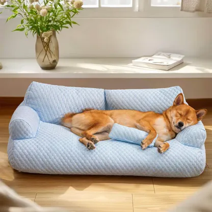 giipet-ペットベッド　ソファ　犬　猫　接触冷感　ひんやり　熱中症対策　体圧分散　お手入れ楽々　超耐荷重　かわいい