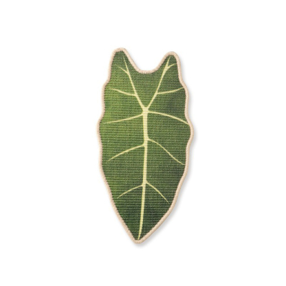 Giipet-リーフデザイン壁貼り猫爪とぎマット 天然サイザル製  ガリガリ対策 傷防止 はがせる 大型設計 爪研ぎ シート おしゃれ ねこ 猫 