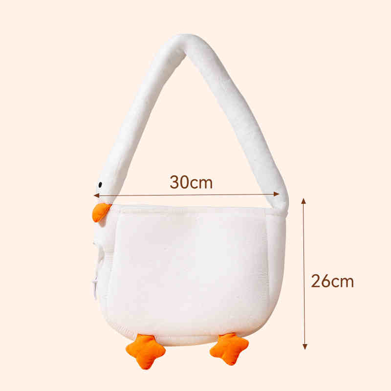 Giipet-ガチョウ型キャリーバッグ キャリーバッグ 犬 猫 小型犬用 通気性 清潔 非常に軽い 安全 飛び出し防止 (S)