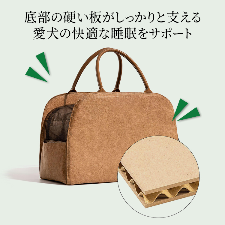 giipet-折りたたみペットキャリーレザーバッグ