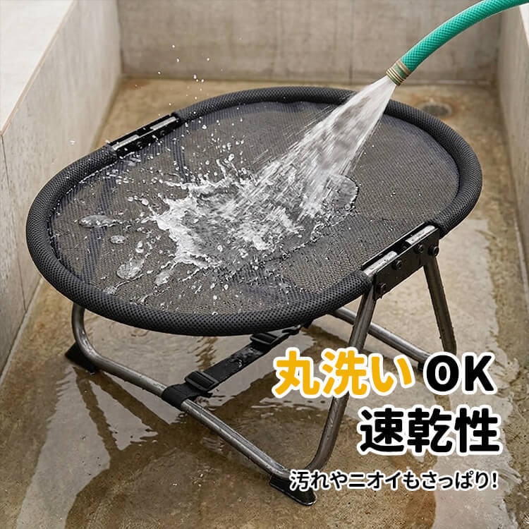 折りたたみ式ペットベッド キャンプ用 高床式コット 通气性 湿気除け カビ防止 コンパクト収納 持ち運び简单 室内 屋外 アウトドア レジャー 小型犬 中型犬 猫対応 全季節対応 丈夫な設計 避難用