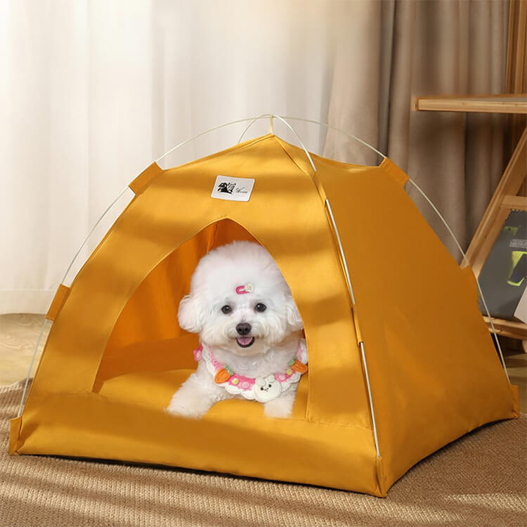 テント型ペットベッド 猫 小型犬兼用 オールシーズン 半密閉型 広々快適空間 滑り止め付き 洗える ピラミッド構造 安定感抜群 通気性良好 頑丈 耐久性 組み立て簡単 持ち運び楽々