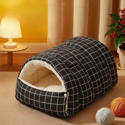 厚手の密閉式キャットベッド