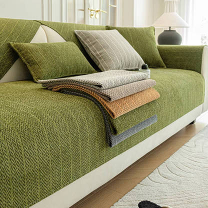 ペット用 抗菌シェニール織ソファカバー 引っ掻き傷に強い「呼吸する」高密度生地 洗濯機丸洗いOK 肌に優しい 高品質 お子様安心 ペットの毛対策 滑り止め オールシーズン ソファー保護カバー 12サイズ展開-Giipet