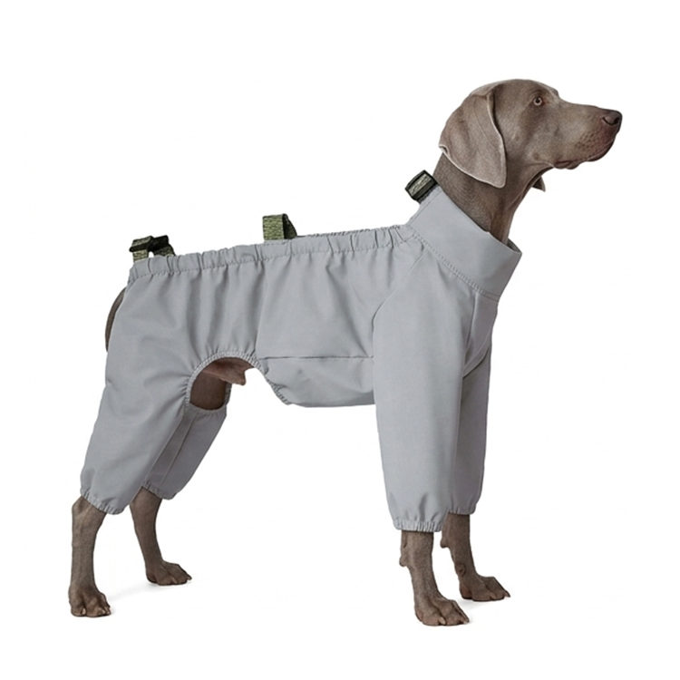 全身対応レインコート セパレート つなぎ カッパ 大型犬 中型犬 小型犬 フルカバー 犬用 雨具 防水 防汚 梅雨対策 夜间反射 簡単着脱 フード付き マント トイレ可能 サイズ調節可能 お散歩 アウトドア
