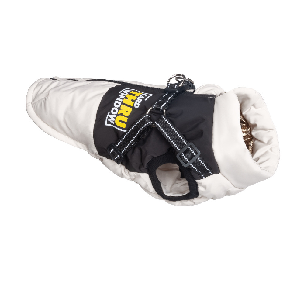 ペット用グラフェン発熱ダウンベスト 犬服 冬用 秋冬新作 3秒速暖 極暖 防寒保温 防水撥水 防汚 遠赤外線 ダックダウン91.9% 3倍反射材 夜間安全 リードシステム付 着脱簡単 軽量 伸縮フィット 抗菌消臭 蚊よけ 防塵 小型犬 中型犬 大型犬対応 お散歩ジャケット-Giipet