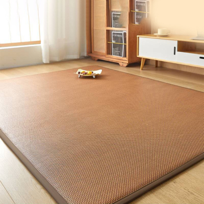 ひんやり冷感アイスタッチ寝具マット 夏用通気性抜群 藤素材 抗菌仕様 滑り止め加工 赤ちゃん安心 速乾吸湿 4層冷却構造 快適クッション 耐久性高密度 リビング昼寝マット