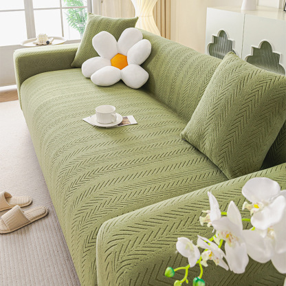 北欧風ヘリンボーン柄ソファーカバー 防水  ペット用 爪とぎ防止 猫爪対策 伸縮素材 ストレッチ おしっこ漏れ防止 耐尿加工 防汚 ほつれにくい 無臭 柔らかい 傷防止 汚れ防止 洗える 1~4人掛け 四季通用