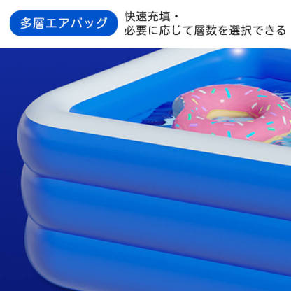 ペット用ビニールプール 電動空気ポンプ付き 多機能5層厚手素材 折りたたみ式 破れにくい 安定耐圧 UV対策 爪に強い 排水簡単 多様なサイズ展開 犬 猫 水遊び 入浴 夏の涼しい遊び場