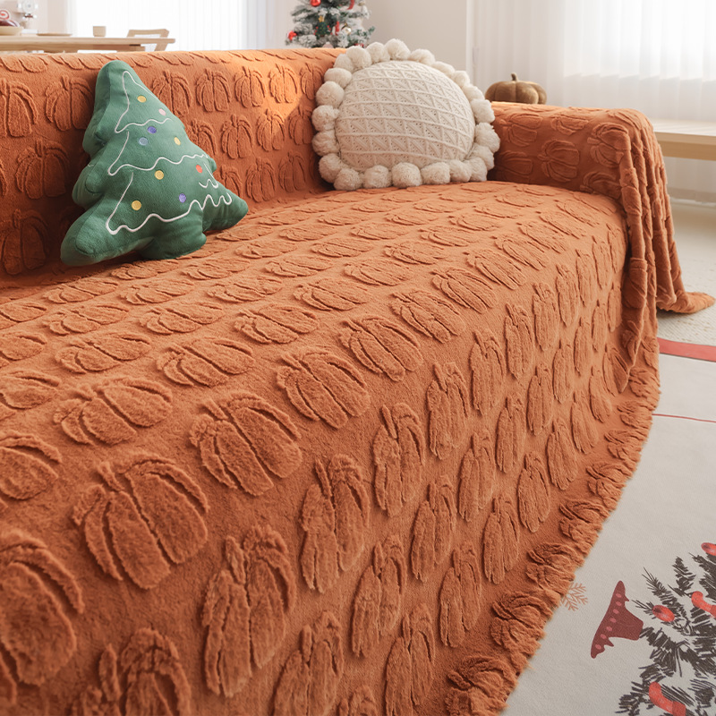ラビットファー調ソファーカバー 極厚1000g 蓄熱保温 冬 暖かい もちふわ 猫なで心地 抗菌Aレベル 防ダニ 抜け毛ゼロ 毛玉防止 洗える マルチブランケット ホルムアルデヒド・蛍光剤フリー-Giipet