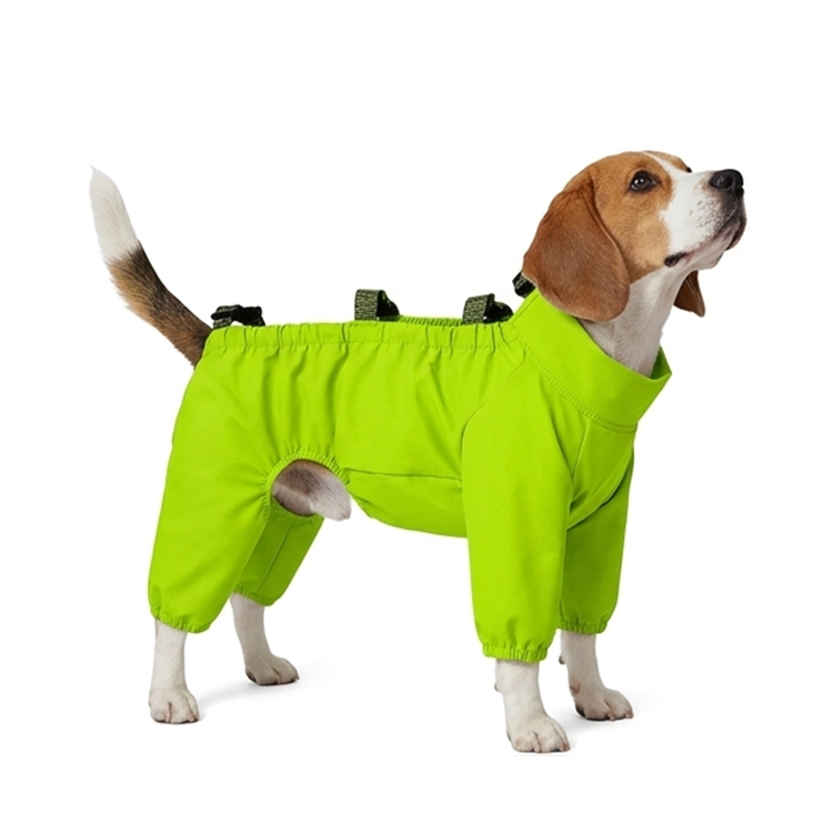 全身対応レインコート セパレート つなぎ カッパ 大型犬 中型犬 小型犬 フルカバー 犬用 雨具 防水 防汚 梅雨対策 夜间反射 簡単着脱 フード付き マント トイレ可能 サイズ調節可能 お散歩 アウトドア